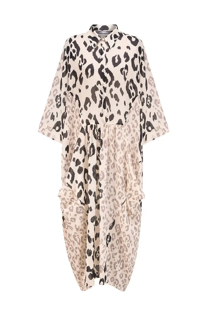 alembika-the-everything-dress-damen-maxikleid-leopard image 1