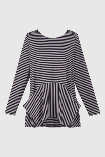 alembika-urban-bliss-top-stripe-damen-jersey-top-mit-taschen image 8