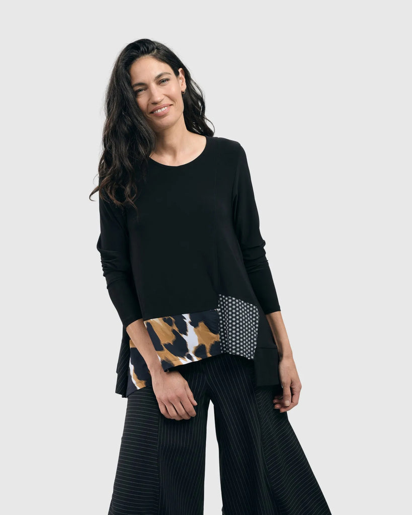 alembika-tekbika-swing-top-leopard-damen-tunika-langarm image 1