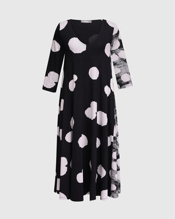 alembika-spot-swing-dress-damen-kleid-schwarz image 8