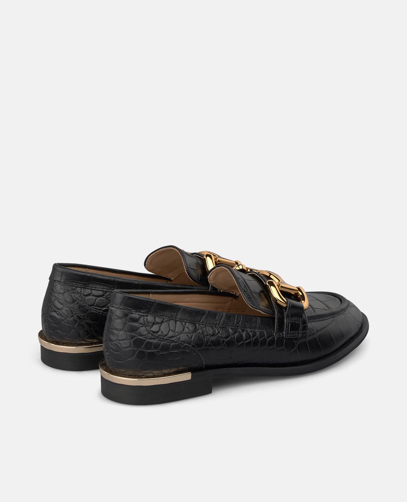 alma-en-pena-leather-loafers-damen-loafer-schwarz-aus-leder-mit-2-cm-absatz image 4
