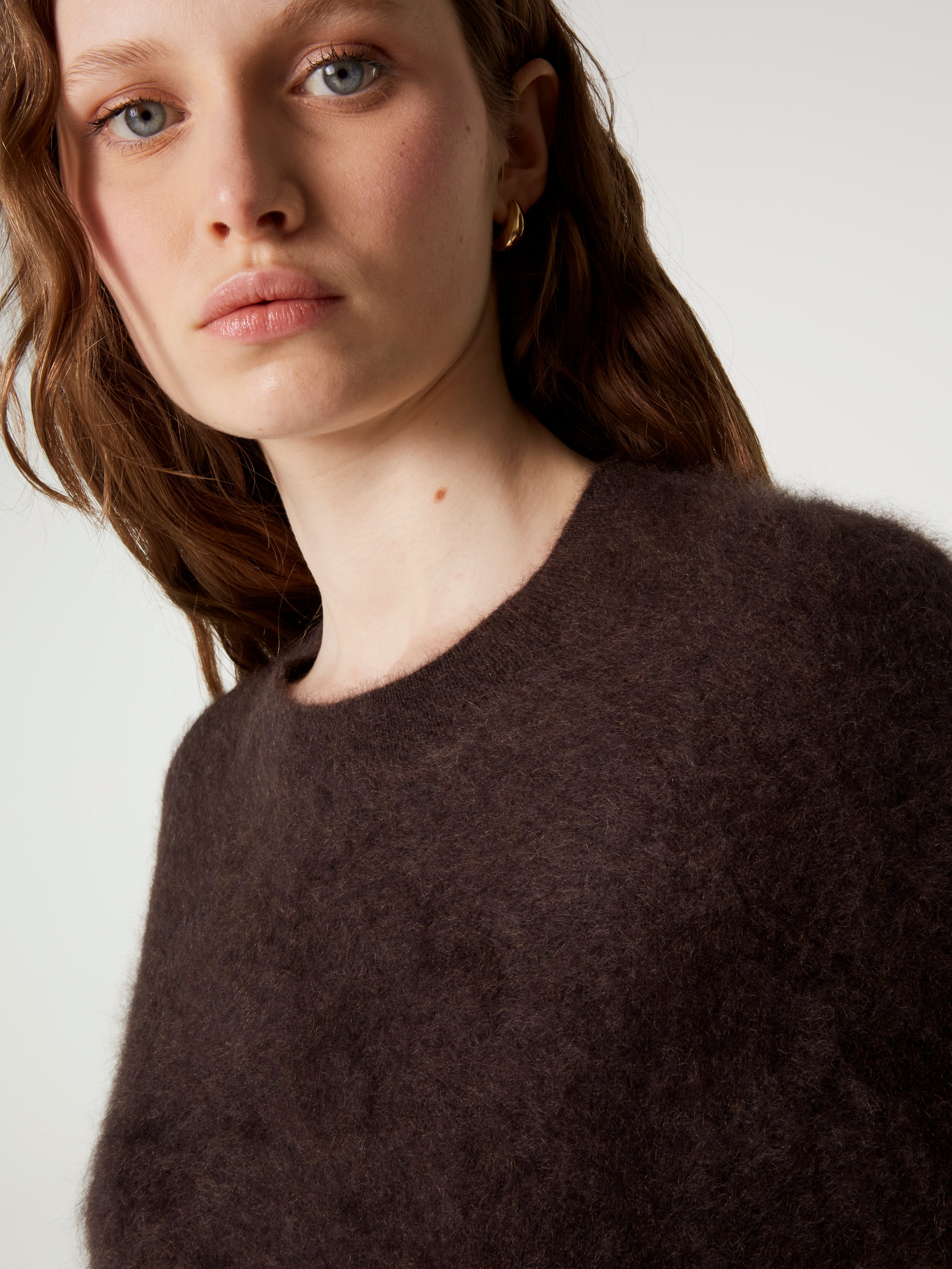 absolut-jenna-pullover-100-geb-rstetes-kaschmir-oversize-kurzarm-braun-brownie image 3