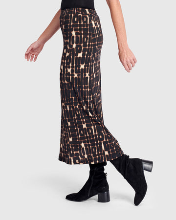 alembika-glyph-pencil-skirt-damen-maxirock-matrix-jersey image 3
