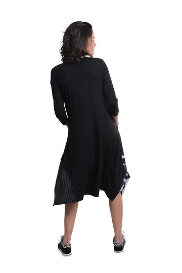 alembika-tekbika-clio-kleid-damen-jersey-kleid-schwarz image 7