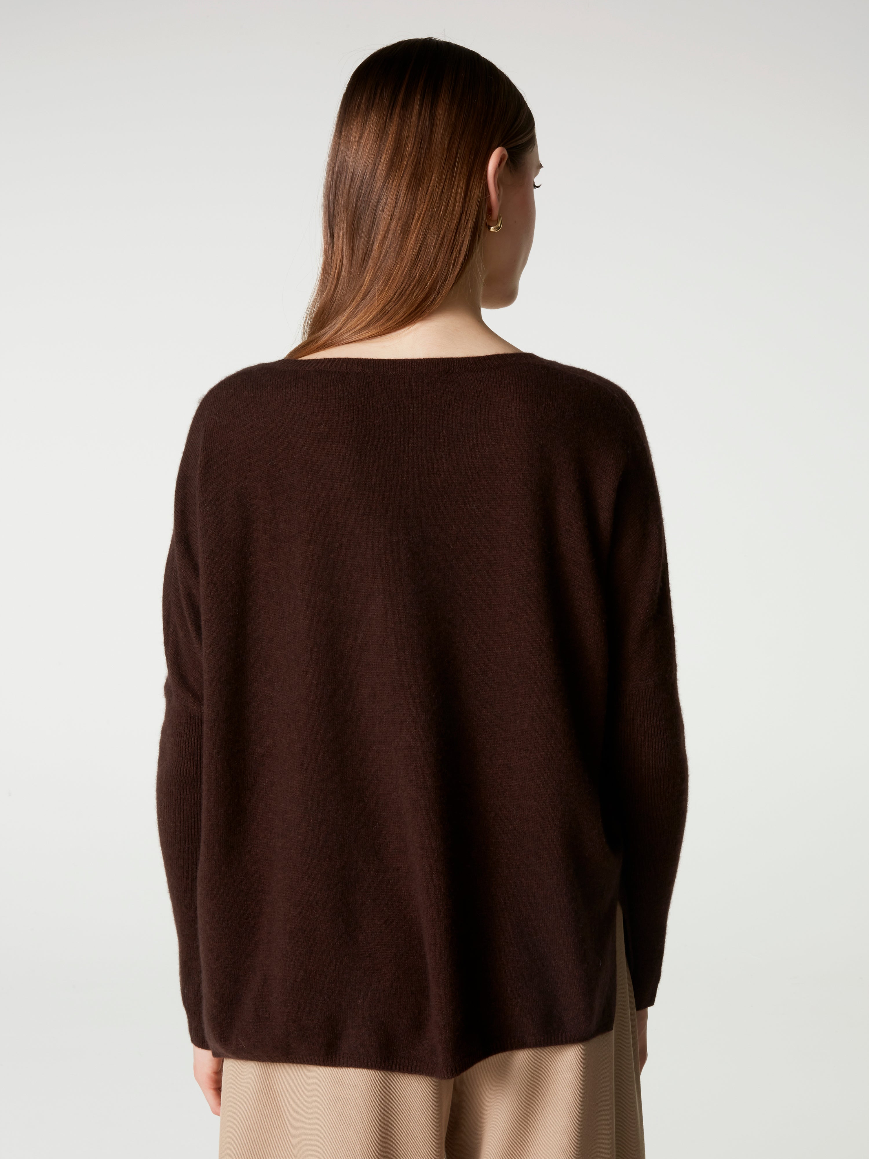 absolut-astrid-kaschmir-poncho-pullover-rundhals-braun image 4
