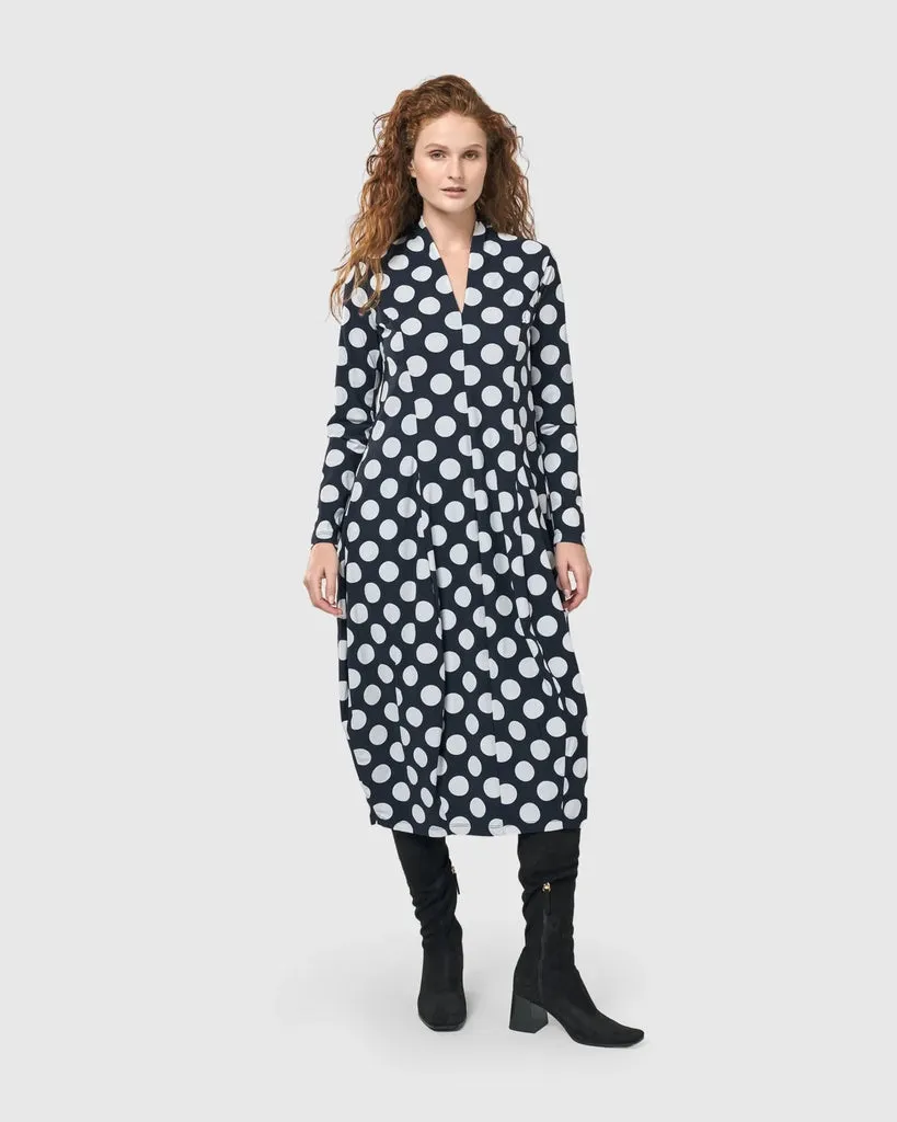 alembika-piper-cocoon-kleid-circles image 1