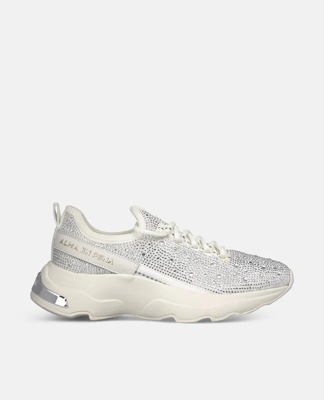 alma-en-pena-sneaker-mit-nieten-und-plateausohle-4-5-cm-in-wei image 1