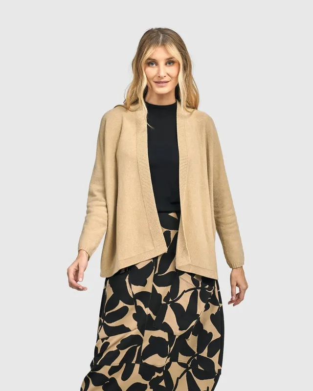 alembika-dolce-knit-cardigan-sand-damen-strickjacke image 1
