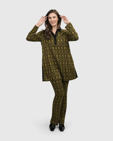 alembika-dynamite-days-button-down-tunika-chartreuse image 7