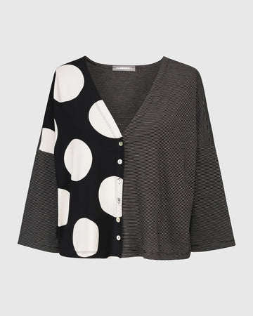 alembika-minnie-crop-cardigan-mono-kurz-cardigan-punkte image 7