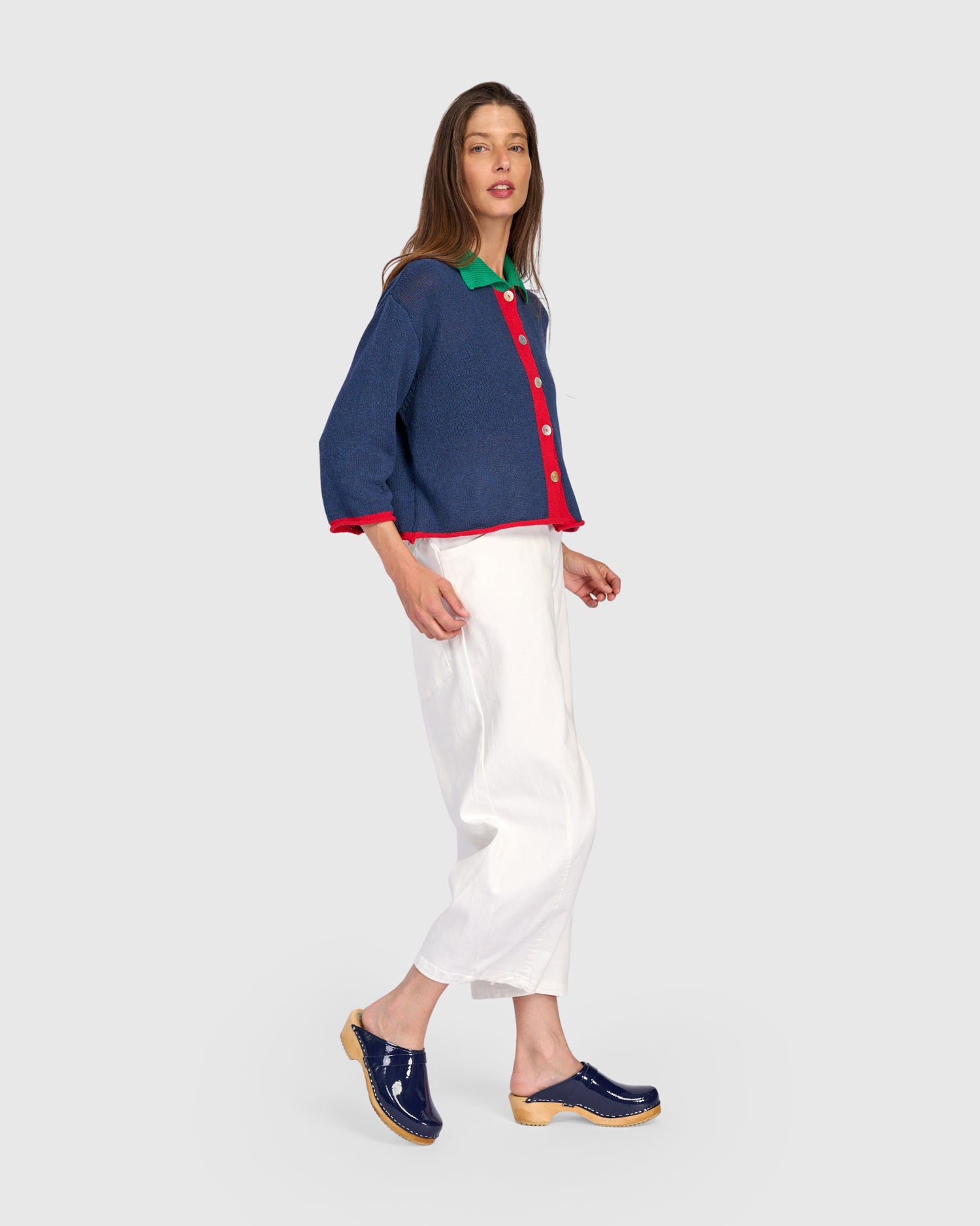 alembika-coco-cardigan-navy-mix-cropped image 4