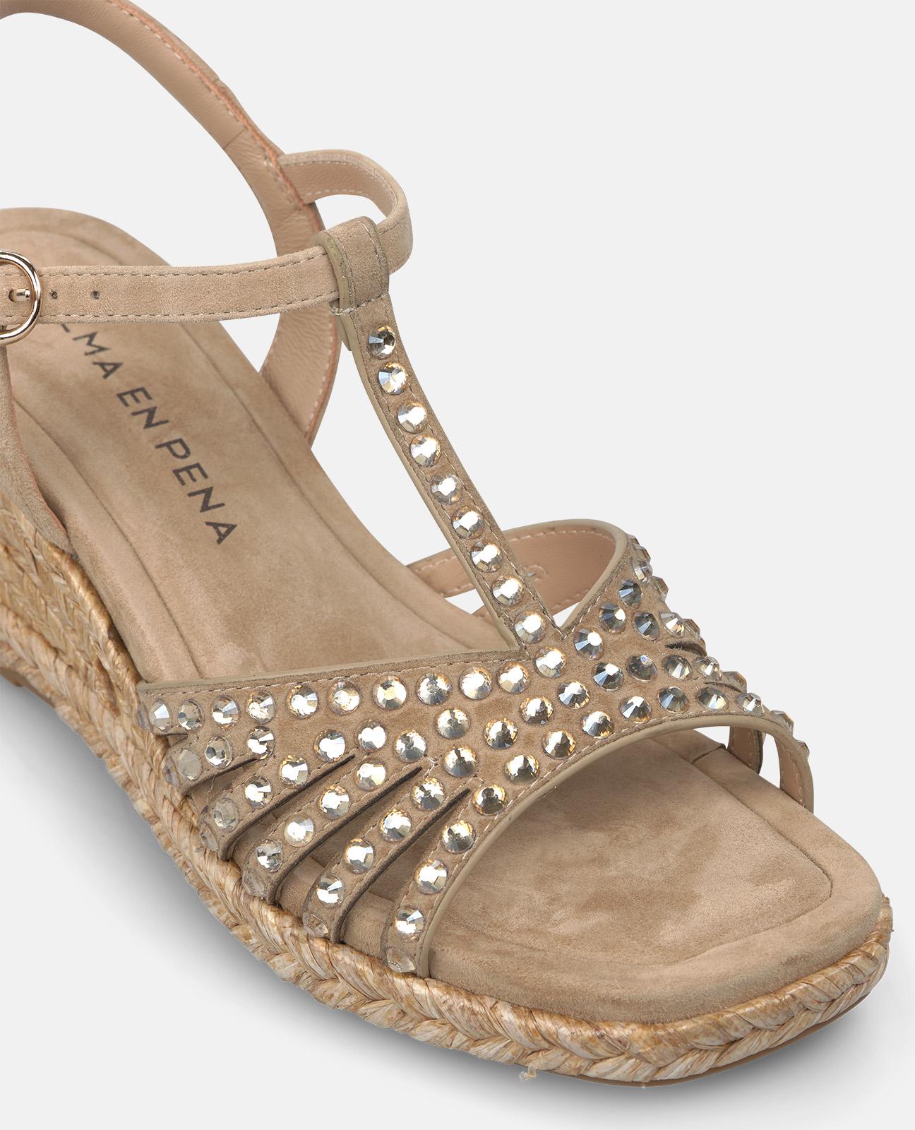 alma-en-pena-weved-keilsandalen-mit-strass-arena image 4