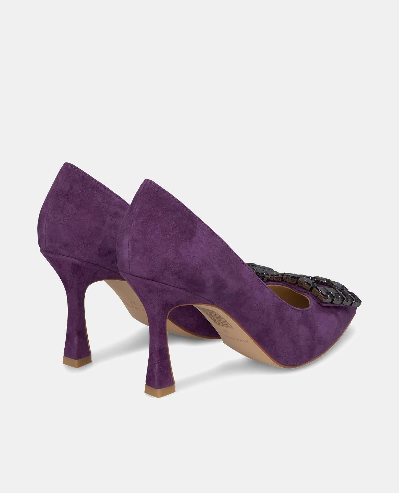 alma-en-pena-52249-stiletto-pumps-violett-9-5-cm-mit-ornament image 3