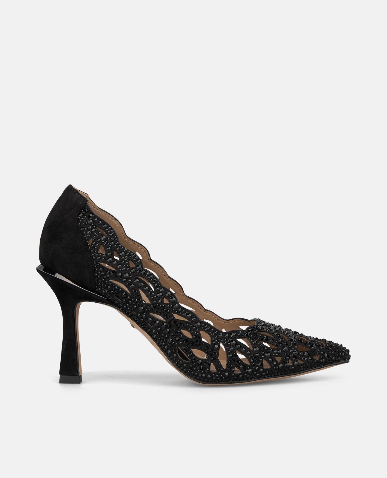 alma-en-pena-pumps-schwarz-gelocht-mit-open-toe-und-8-cm-absatz image 2