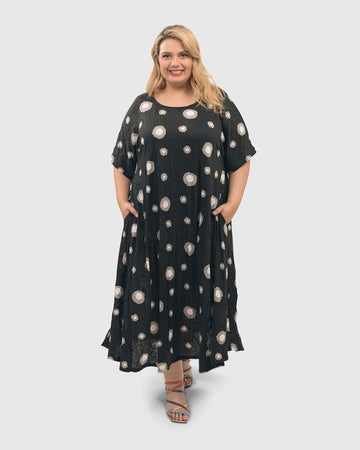 alembika-ayla-trapeze-midi-kleid-bubbles image 7