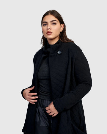 alembika-urban-chamberlain-draped-jacke-schwarz image 3