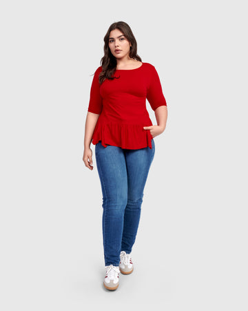 alembika-addison-shirt-damen-rot-r-schen-saum image 8