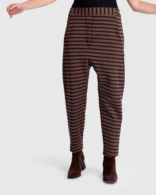 alembika-urban-dash-harem-pants-damen-hose-stripes image 1