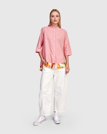 alembika-jasmine-collarless-shirt-bluse-blush image 7