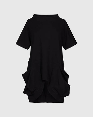alembika-darien-drape-pocket-tunika-schwarz image 8