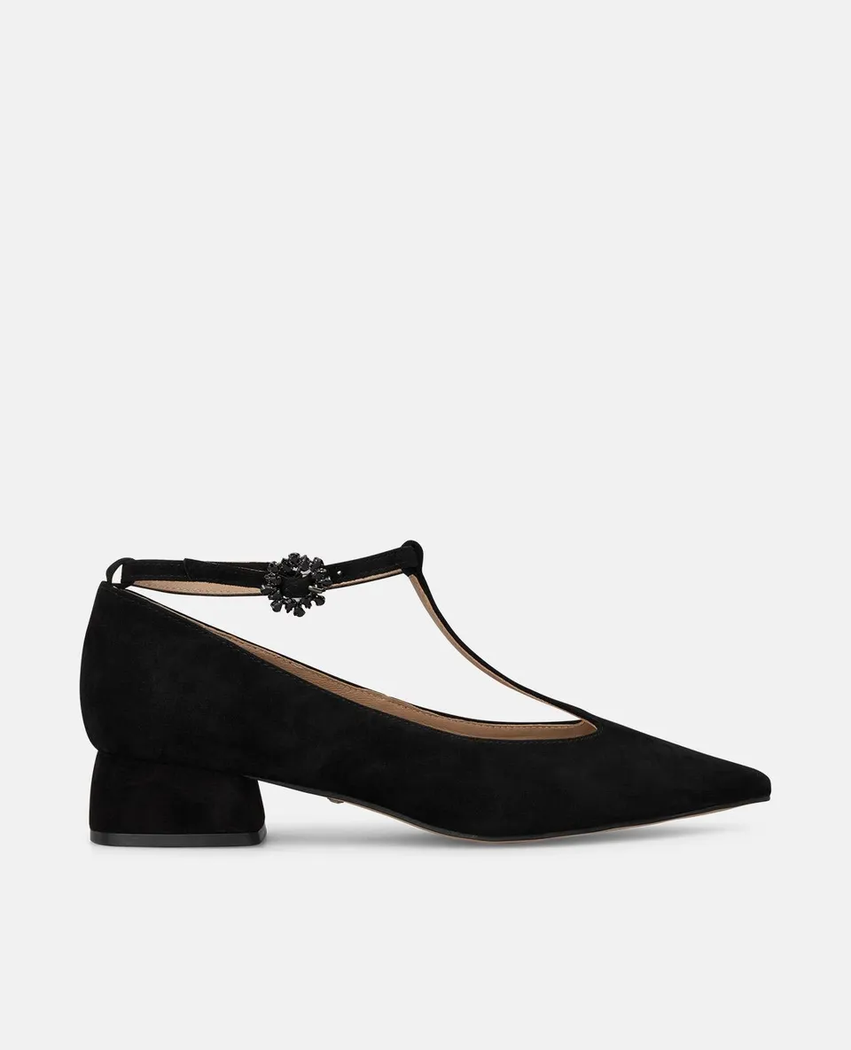alma-en-pena-leder-pumps-t-riemen-3-5-cm-schwarz image 1