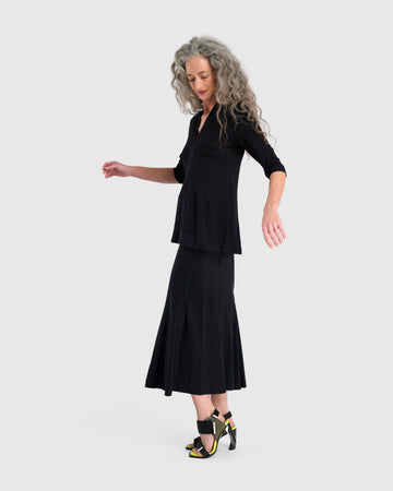alembika-tekbika-v-neck-tunik-top-black-a-linien-tunika image 4