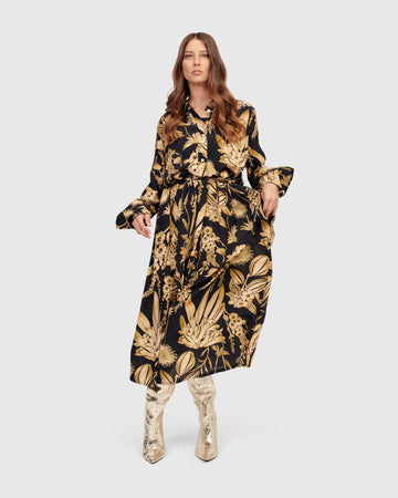 alembika-shirley-shirt-dress-bouquet-maxi-hemdblusenkleid image 2