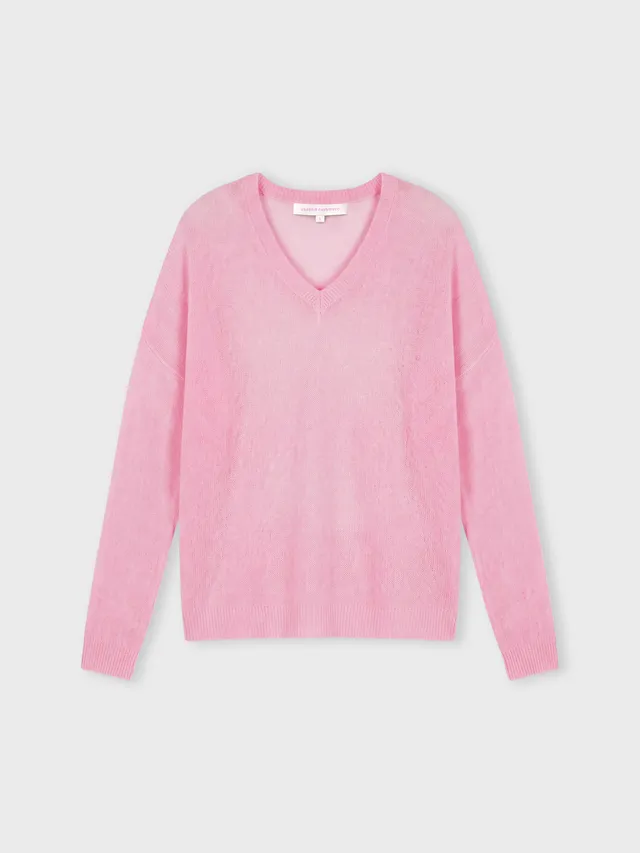 absolut-angelica-damen-kaschmirpullover-v-ausschnitt-oversize image 1