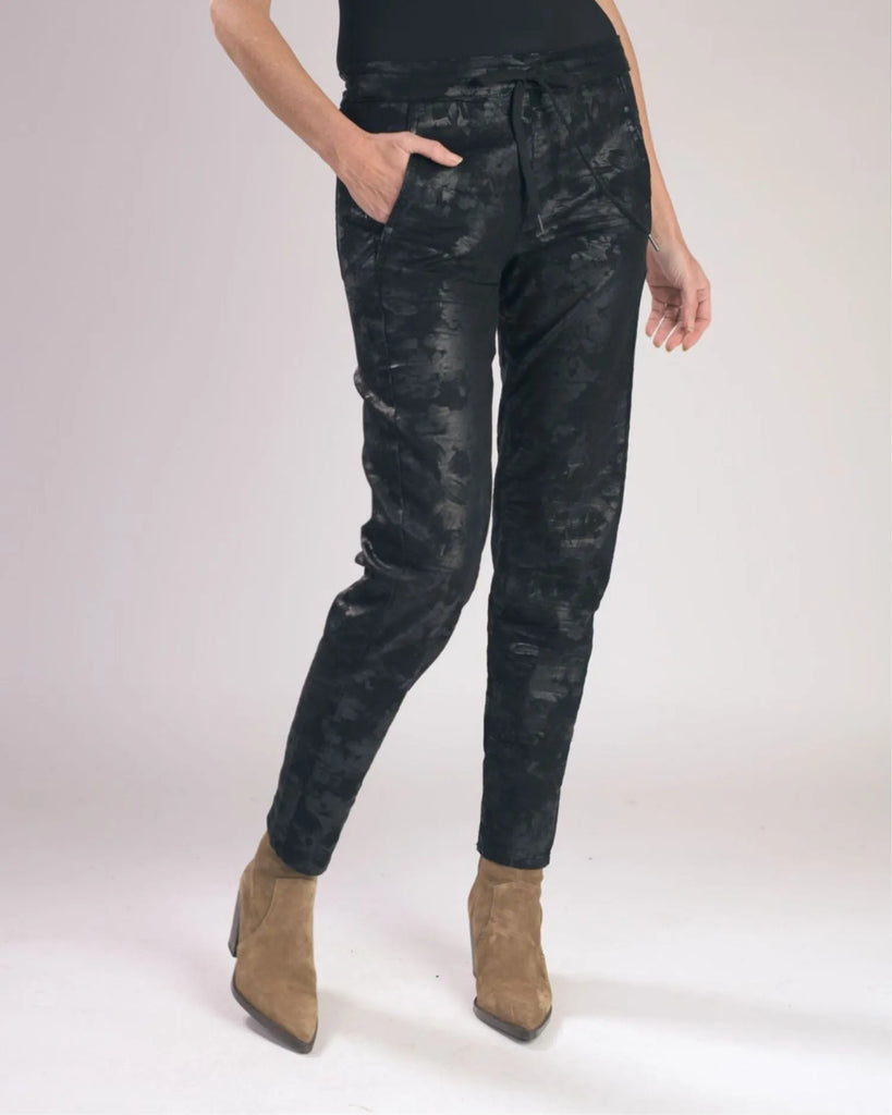 alembika-floral-iconic-stretch-jeans-schwarz-damen image 1