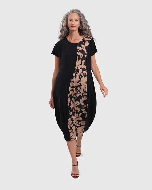 alembika-olga-cocoon-kleid-floral image 1