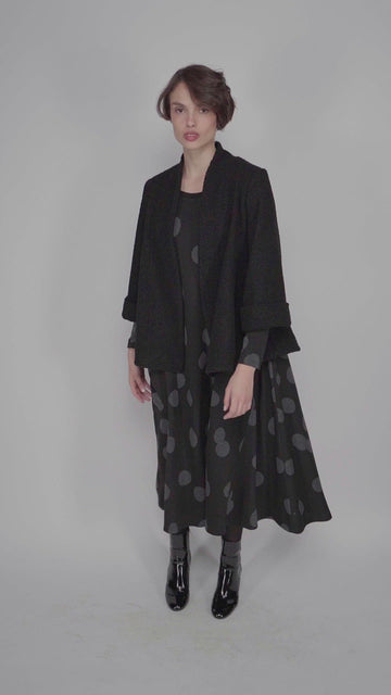 alembika-boucl-swing-jacke-schwarz-manteljacke image 4