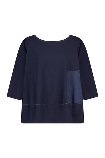alembika-chi-denim-patch-top-damen-oberteil-blau-wei image 8