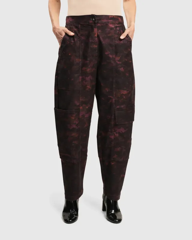 alembika-gig-cargo-hose-mit-taschen-weinrot image 1