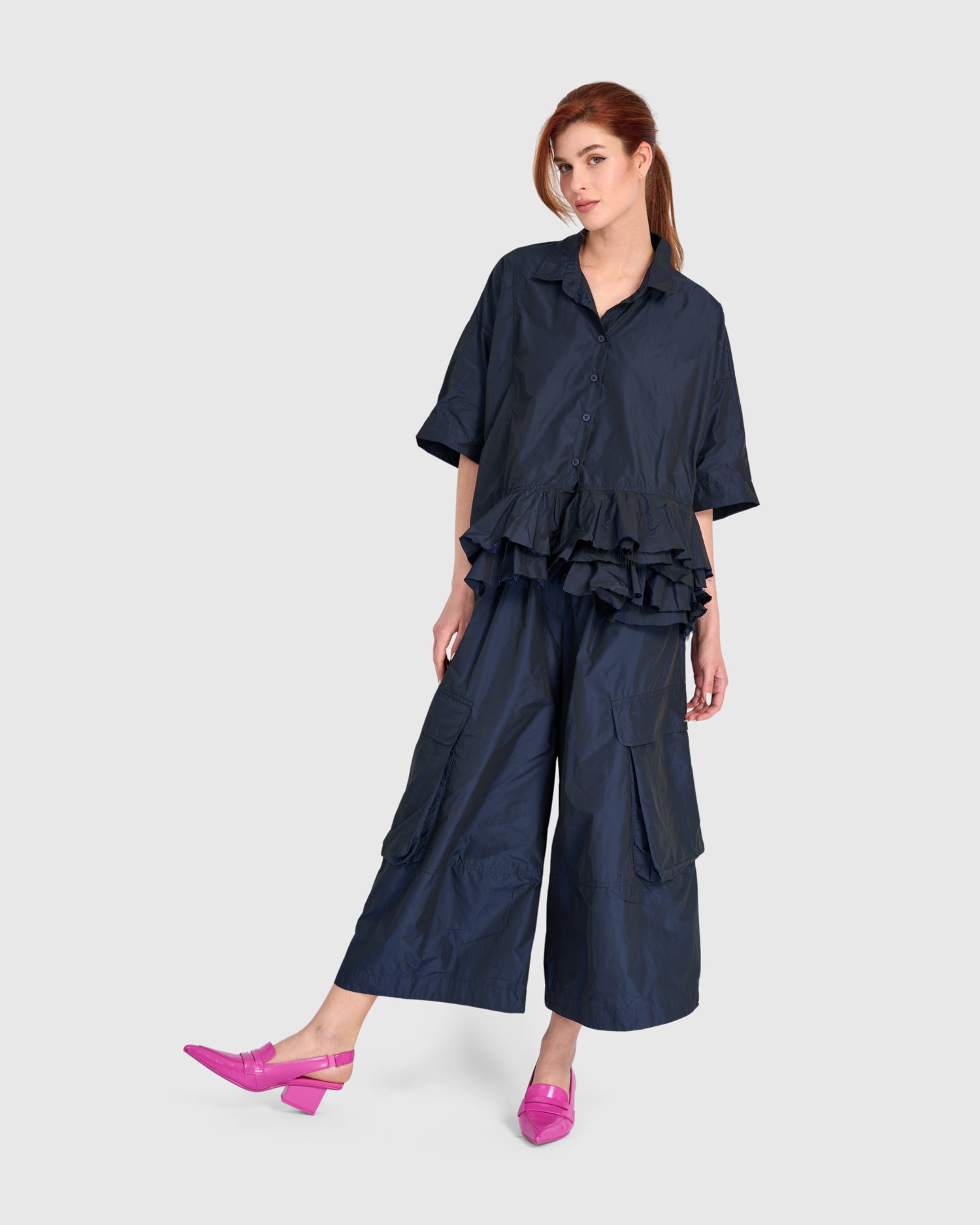 alembika-match-ruffled-shirt-ink-damen-r-schen-bluse image 3