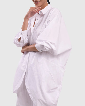 alembika-urban-bigshirt-damen-bluse-wei-oversize-baumwolle image 6