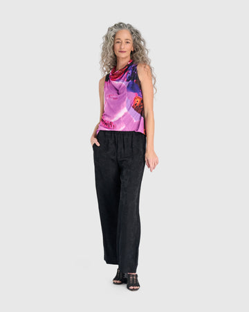 alembika-sabi-straight-pants-black-jacquard-damen image 6