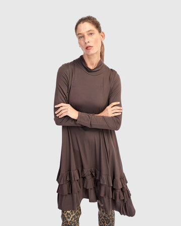 alembika-urban-softie-ruffle-tunika-mocha-damen-tunika image 8