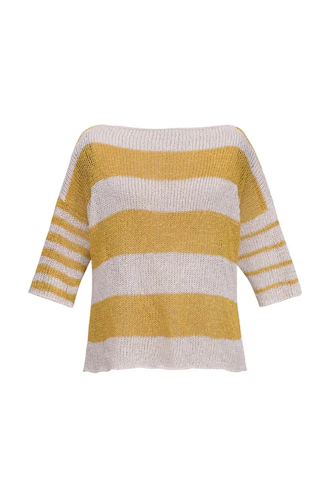 alembika-luxe-reversible-sweater-gelb-wende-pullover image 1