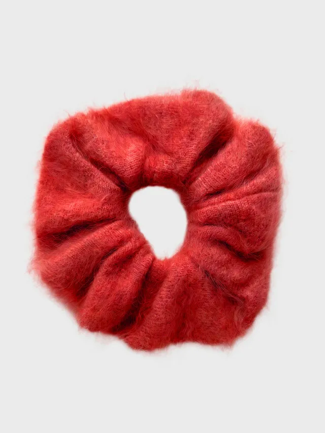 absolut-sterenn-damen-scrunchie-aus-kaschmir-rot-5-cm image 1