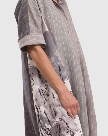 alembika-dusk-trapeze-midi-kleid-fog image 5