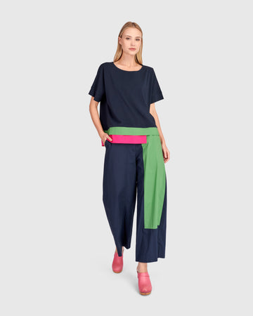 alembika-sorbet-tee-navy-multi image 3