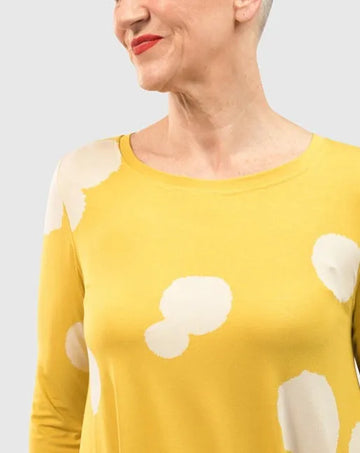 alembika-perfect-swing-tunic-top-canary-spots-damen-tunika image 4
