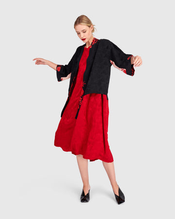 alembika-boudoir-jacket-black-jacquard-damen-jacke image 2