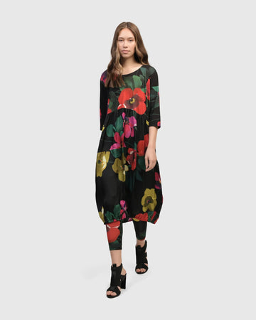 alembika-poppy-relaxed-dress-garden-midi-blumenkleid image 7