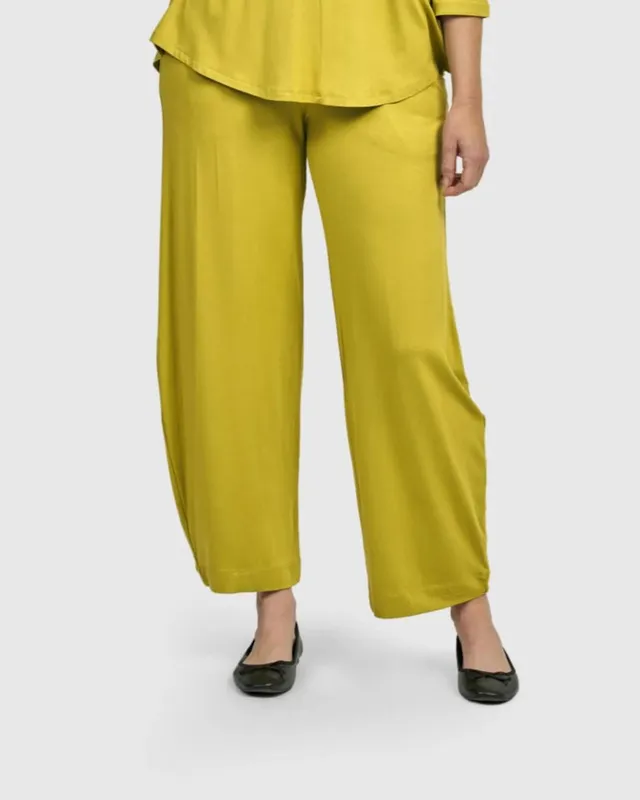 alembika-essential-flow-pants-damen-hose-lime image 1