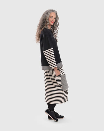 alembika-urban-french-terry-rock-midi-mit-taschen image 4