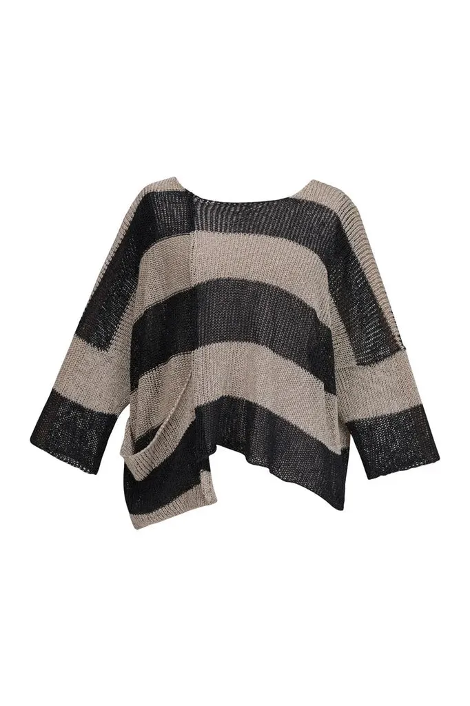 alembika-luxe-pocket-hem-pullover-stone-2 image 1