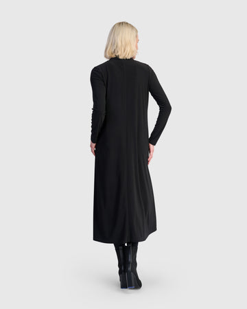 alembika-essential-slinky-a-line-kleid-schwarz-maxi image 5