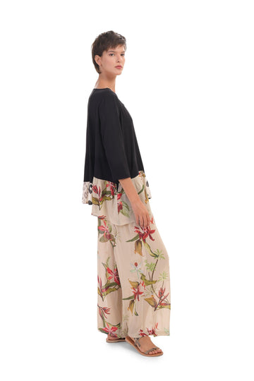 alembika-cat-peplum-jersey-top-paradise-schwarz image 4