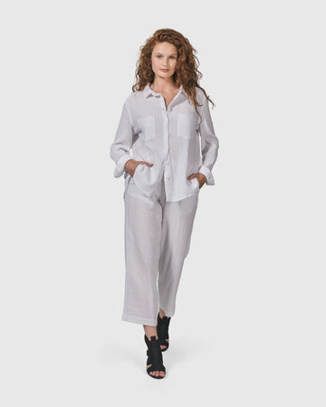 alembika-recreation-button-down-top-wei-baumwollbluse image 5